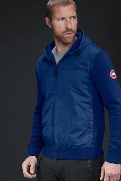 Ropa Canada Goose Hombre México - WindBridge Sudadera Con Capucha Azules Oscuro AF4817693